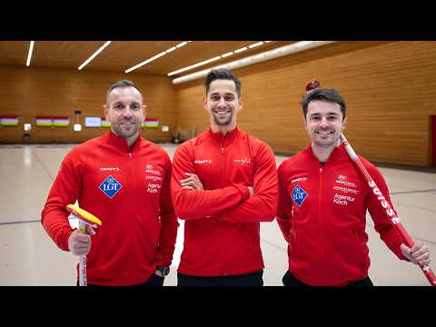 A training session with the Swiss Olympic Curling Team