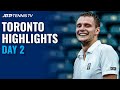 Medvedev and Bublik in Stitches; Tsitsipas v Humbert | Toronto 2021 Highlights Day 2