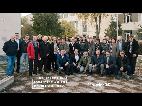 Întâlnirea de 30 ani Liceul de Chimie Brăila, promoția 1987