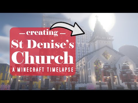 Mind-blowing Minecraft Church Build in Timelapse!
