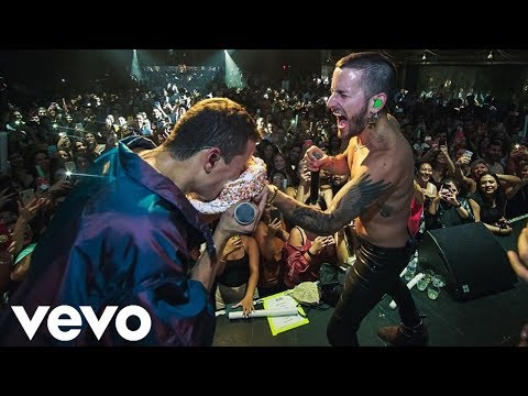 Mau y Ricky, Nicky Jam  -  BOTA FUEGO  ( EN VIVO )