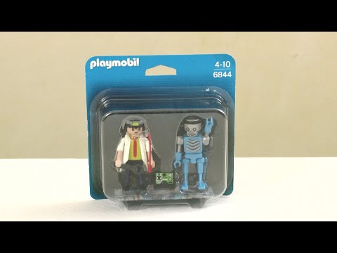 Unboxing Playmobil : L'inventeur et le robot (2016) – 6844