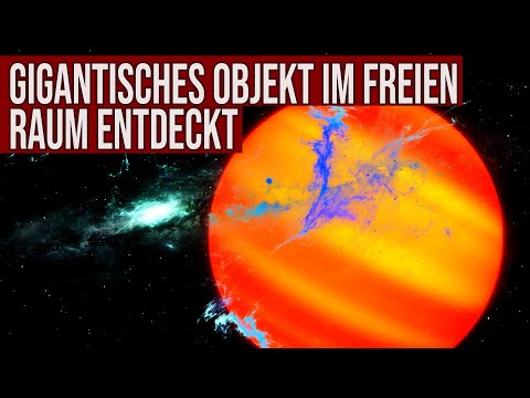 Gigantic object discovered in open space