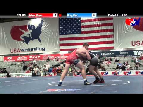 Adam Coon vs. Orry Elor at 2013 Junior Nationals - FILA - GR