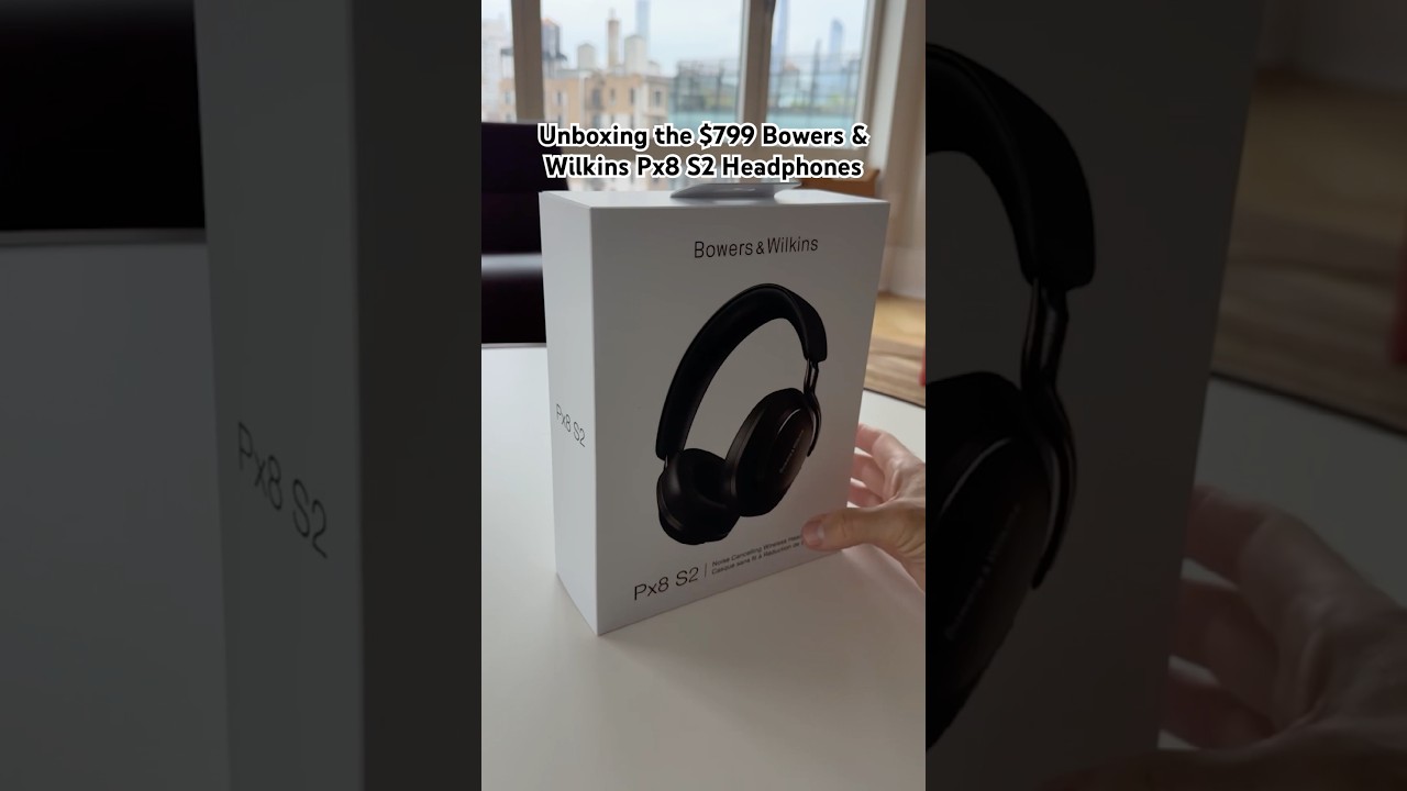 Unboxing the $799 Bowers & Wilkins Px8 S2 Headphones in Onyx Black 🎧