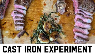 Cast Iron Seasoning Experiment - Part 2 (Should you Butter Baste)