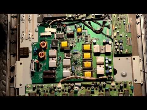 Repairing Flat Screen TV - Blacked out with blinking red light