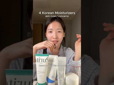 4 Korean moisturizers based on skin type #shorts