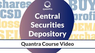 Central Securities Depository | CSD | Stock Market Basics | Free Quantra Course