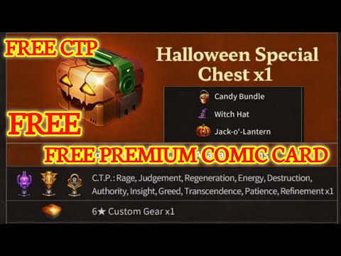 Halloween Event | FREE Premium Comic Card Chest & FREE CTP | MFF HINDI INDIA