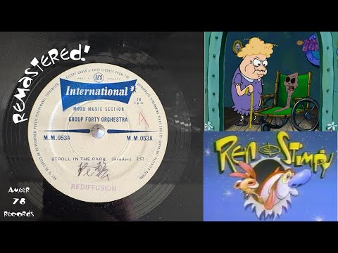 Stroll in the park/sweet & lovely- Alan Braden REMASTERED OST SpongeBob & Ren & Stimpy MM053A 78 rpm
