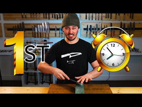 JAPANESE KNIFE - First Time Sharpening Your New Knife !