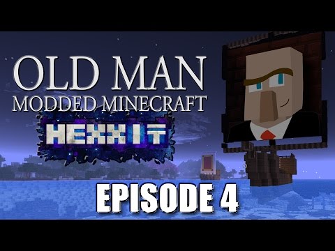 IT'S PIRATE BAY! Let's Play Hexxit - Episode 4 - Old Man Modded Minecraft