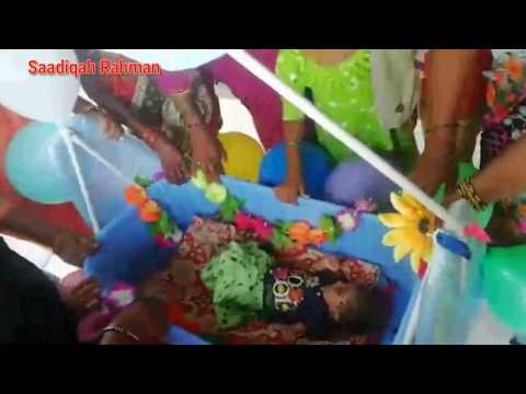 Saadiqah Rahman Cradle Ceremony  || Saara Vlog World