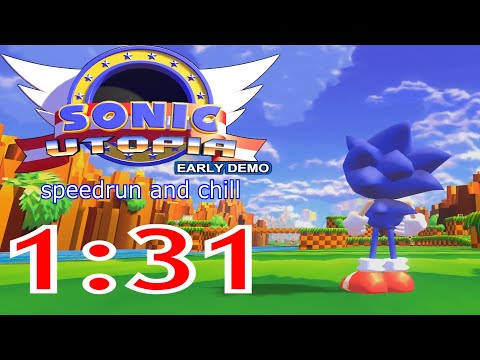 Sonic Utopia Any% Speedrun in 1:31