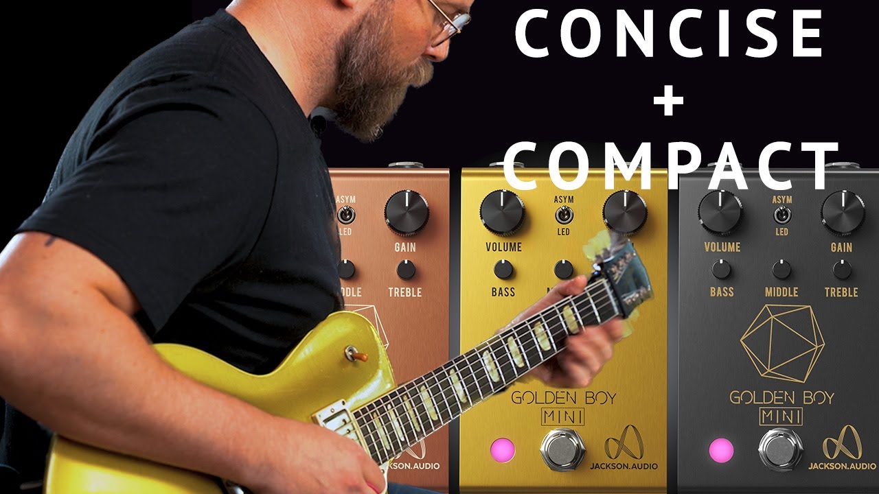 Jackson Audio GOLDEN BOY MINI ROSE Joey Landreth Signature Overdrive Pedal - ROSE