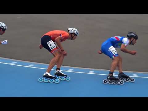 1/4 final 500m sen Men (European Championships Inline Skating 2018)