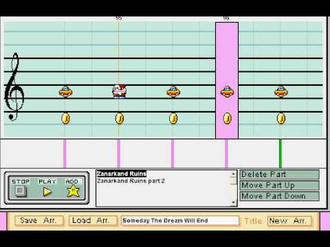 Mario paint Someday the dream will end.