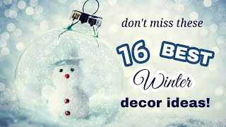 BEST FARMHOUSE WINTER DECOR IDEAS YOU DON'T WANT TO MISS!!~Snowmen, Skis, and Signs, OH MY!!