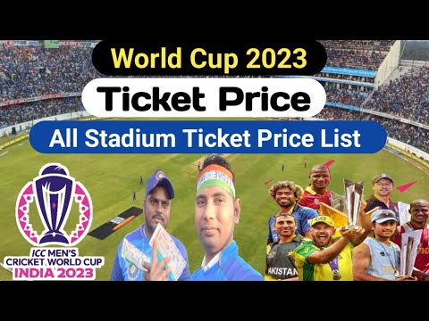 ICC World Cup 2023 Ticket Price || World Cup 2023 Ka Online Ticket Kaise Book Kre ||