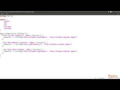 Go Concurrency : Barrier Concurrency Pattern | packtpub.com