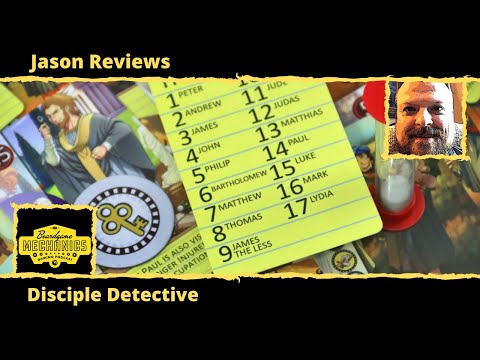 Jason's Board Game Diagnostics of Disciple Detective