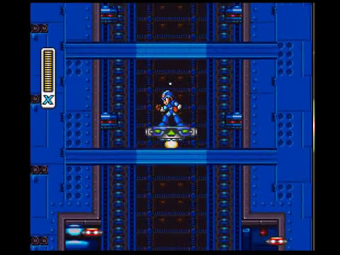 Mega Man X2 (SNES) Walkthrough - Part 2 - Dinosaur Tank (Wheel Gator)