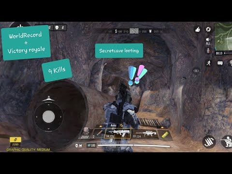 COD Mobile|I Found a Secret cave Full Of loot|First Victory |9 kills