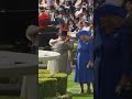 Cute moment Zara Tindall sneaks up on King Charles and Queen Camilla