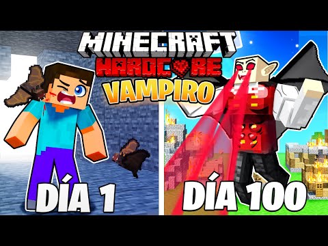 I SURVIVED 100 DAYS AS A VAMPIRE IN MINECRAFT HARDCORE!