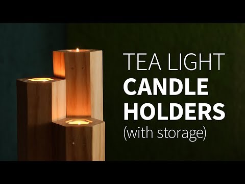 Tea Light Candle Holders (with Storage) : 8 Steps (with Pictures) -  Instructables