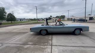 1976 Cadillac Eldorado Convertible Power Top Operation Up
