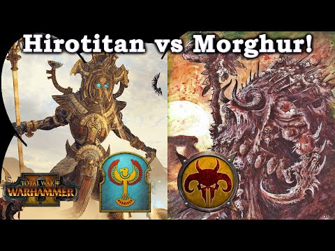 Hirotitan vs Morghur! Gruftkönige vs Tiermenschen - Total War: Warhammer 2 Multiplayer