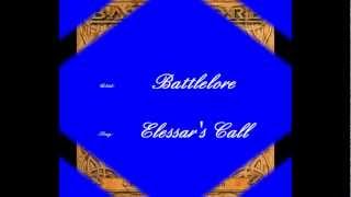 Battlelore - Elessar&#39;s Call   (Lyrics)