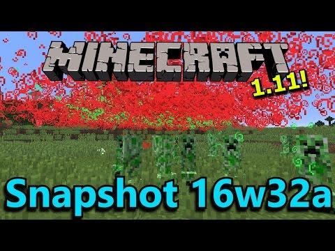 Minecraft 1.11 Snapshot 16w32a- Lingering Creepers! Bug Fixes!