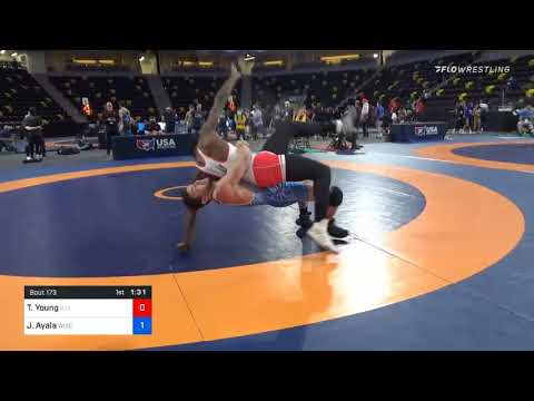 87 Kg 7th Place - Timothy Young, Illinois Vs Job Ayala, Wisconsin