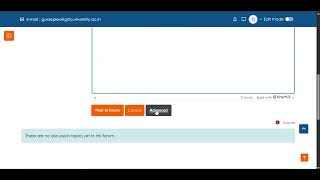 Add dicussion topic in Forum