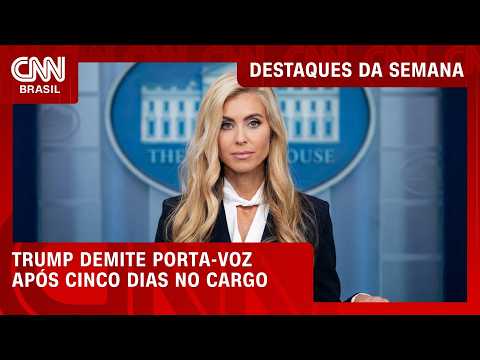 Trump demite porta voz da Casa Branca após cinco dias no cargo; entenda | DESTAQUES DA SEMANA