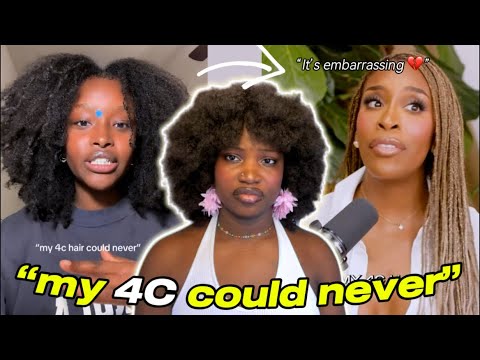 We’re turning Black Hair Hate Into A Trend “4C Hair Is Ugly”
