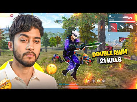 2 AWM Solo vs Squad 21 Kill OverPower 2026 Gameplay - Free Fire