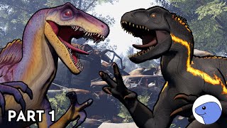Indoraptor vs Spinoraptor | Animation (Part 1)