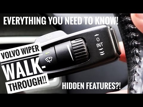 Volvo Wiper *TIPS AND TRICKS*! Full Walk-through of all features!