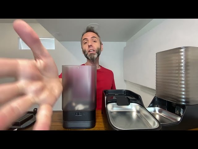 Best Dual Pet Feeder with USB-C and Dishwasher Safe - alternate angle