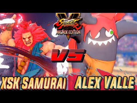 SFV AE 💥 XSK Samurai (Akuma) VS Alex Valle (Blanka) Street fighter Arcade Edition