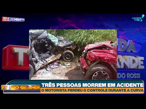 TRÊS PESSOAS MORREM EM ACIDENTE