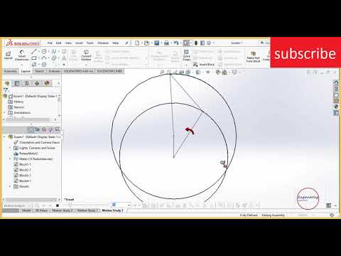 Grashof's law Four Bar Mechanism with 2D animation explained