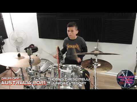 Drum-Off AUSTRALIA 2021 - THOMAS CRESCITELLI - 11 - Junior category