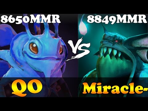 Dota 2 - TOP 1 MMR CHINA vs TOP 1 MMR EUROPE - Miracle- vs MVP.QO - ROAD TO 9K