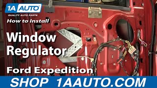 How To Replace Window Regulator 97-03 Ford Expedition