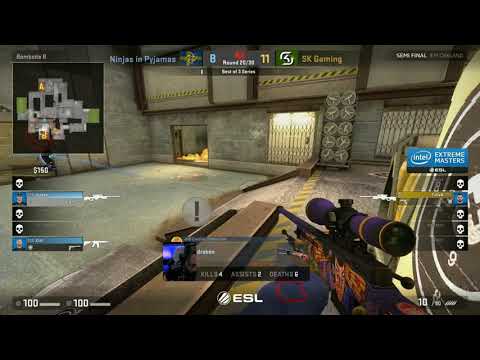 Fallen 1v2 Clutch - SK vs NiP - IEM Oakland 2017